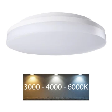 Rabalux - LED Stropna svjetiljka za kupaonicu LED/24W/230V IP54 3000K/4000K/6000K
