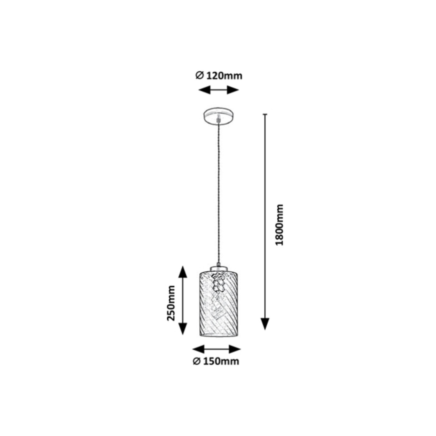 Rabalux - Luster na sajli 1xE27/40W/230V