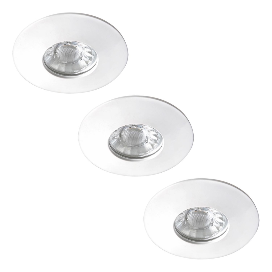 Rabalux - SET 3xLED Ugradne svjetiljke za kupaonicu 3xLED/4W/230V