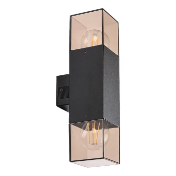 Rabalux - Vanjska zidna svjetiljka 2xE27/60W/230V IP54 crna