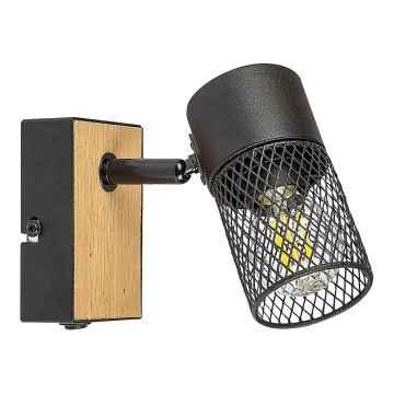 Rabalux - Zidna reflektorska svjetiljka 1xE14/40W/230V hrast