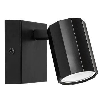 Rabalux - Zidna reflektorska svjetiljka 1xGU10/5W/230V crna