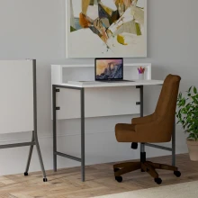 Radni stol USO 90,8x90 cm bijela/crna