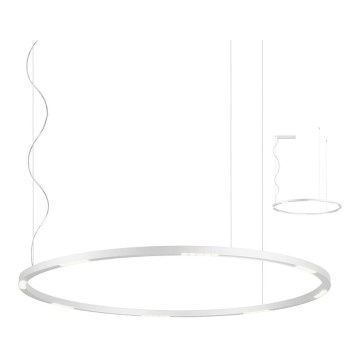 Redo 01-2208 - LED Luster na sajli UNION LED/68W/230V CRI 90 3000K pr. 120 cm bijela