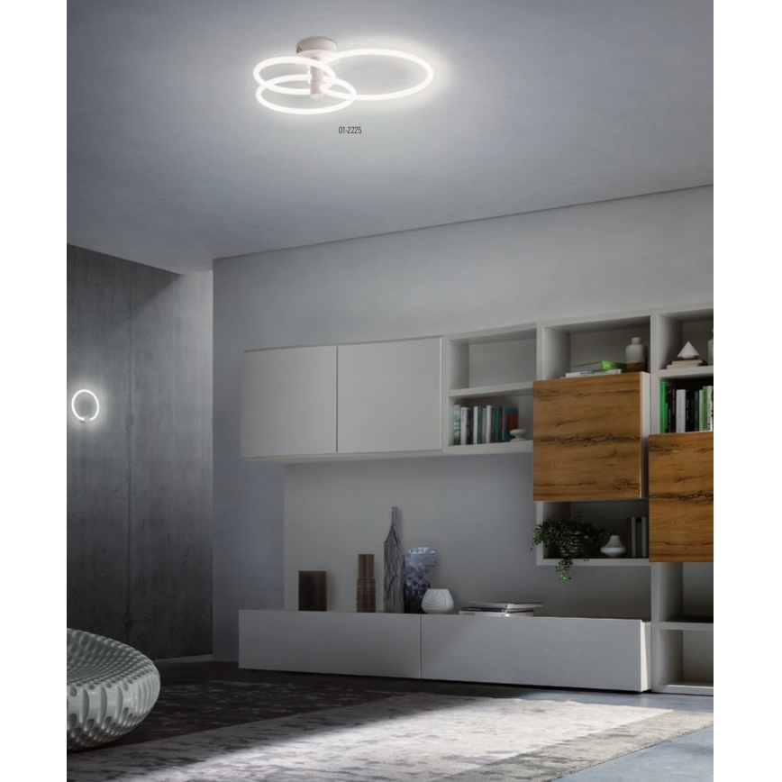 Redo 01-2225 - LED Prigušivi nadgradni luster SPELL LED/54W/230V 3000K bijela