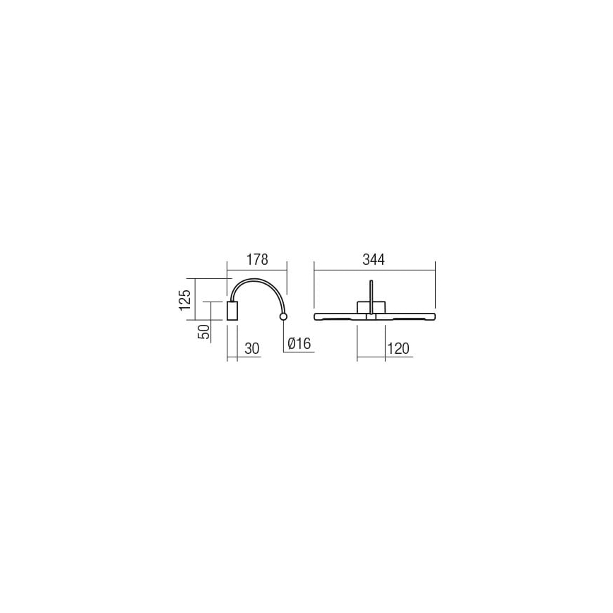 Redo 01-3464 - LED Svjetiljka za slike KENDO LED/6W/230V 34,4 cm CRI 92 bijela