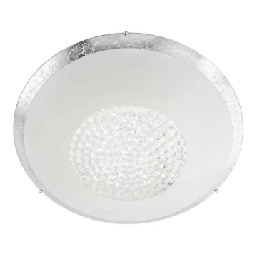 Redo 05-898 - LED Kristalna stropna svjetiljka RA LED/12W/230V pr. 30 cm srebrna