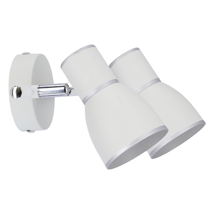 Reflektorska svjetiljka FIDO 2xE14/40W/230V bijela