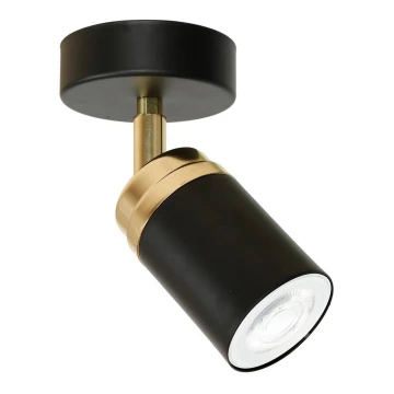 Reflektorska svjetiljka RENO 1xGU10/8W/230V crna/zlatna