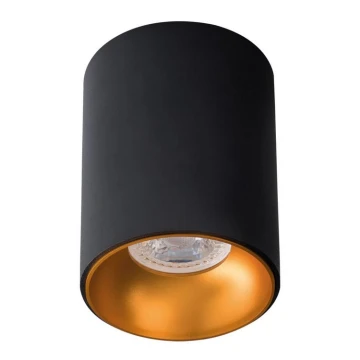 Reflektorska svjetiljka RITI 1xGU10/10W/230V crna/zlatna