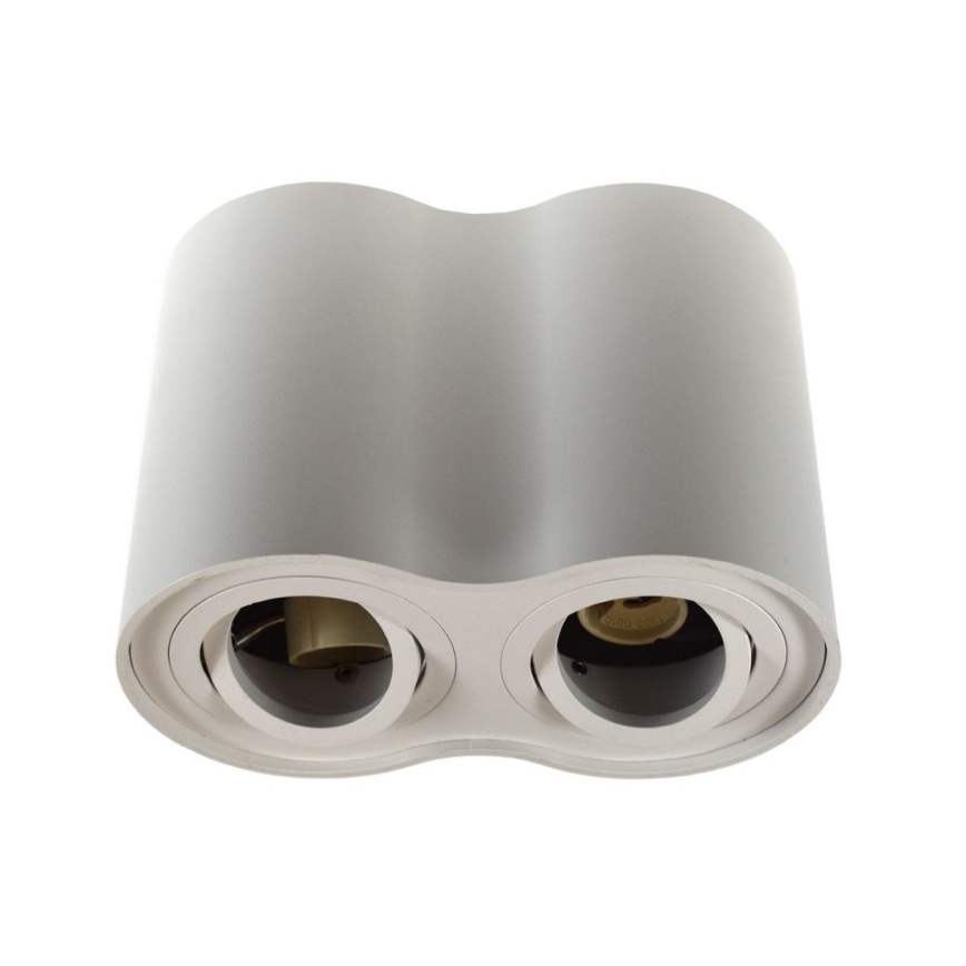 Reflektorska svjetiljka SIROCO 2xGU10/30W/230V bijela