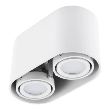 Reflektorska svjetiljka SIROK 2xGU10/30W/230V bijela