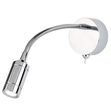 Searchlight - LED Fleksibilna lampica ADJU LED/1W/230V krom