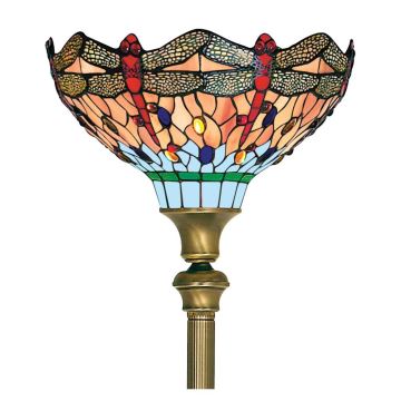 Searchlight - Tiffany podna lampa DRAGONFLY 1xE27/60W/230V