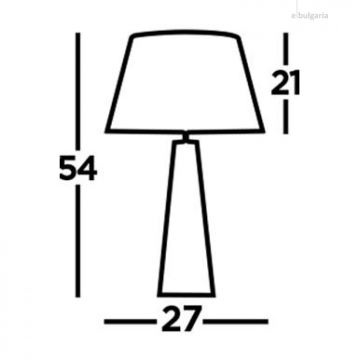 Searchlight - Stolna lampa MALDON 1xE27/60W/230V