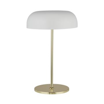Searchlight - Stolna lampa HANOVER 2xE14/7W/230V bijela/zlatna