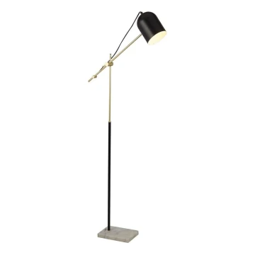 Searchlight - Podna lampa ODYSSEY 1xE27/7W/230V crna