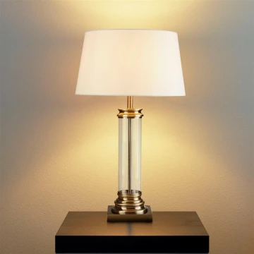 Searchlight - Stolna lampa PEDESTAL 1xE27/60W/230V