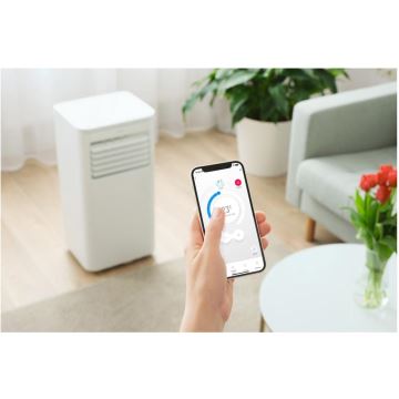 Sencor - Pametni mobilni klima uređaj 3u1 sa svom dodatnom opremom 760W/230V 7000BTU Wi-Fi + daljinski upravljač