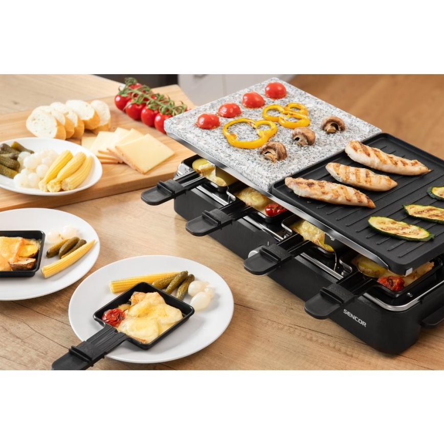 Sencor - Raclette gril s priborom 1400W/230V