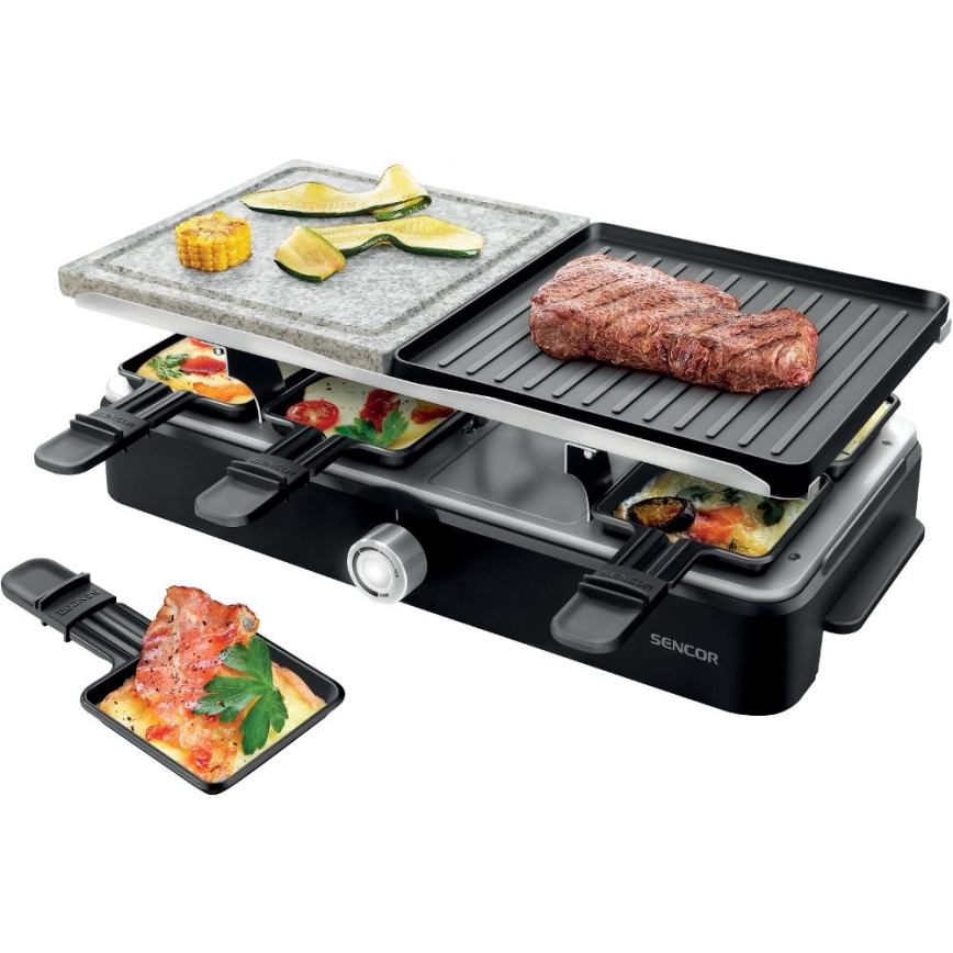 Sencor - Raclette gril s priborom 1400W/230V