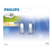 SET 2x Industrijska žarulja Philips ECOHALO G9/28W/230V 2800K
