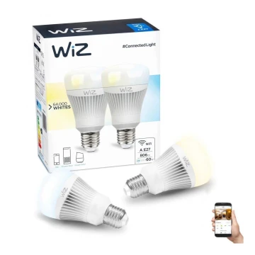 SET 2x LED Prigušiva žarulja E27/11,5W/230V 2700-6500K Wi-Fi - WiZ