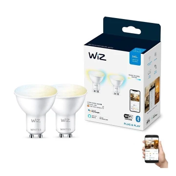 SET 2x LED Prigušiva žarulja PAR16 GU10/4,7W/230V 2700-6500K CRI 90 Wi-Fi - WiZ