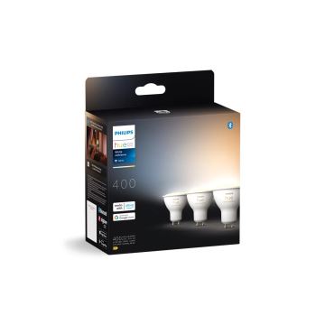 SET 3x LED Prigušiva žarulja Philips Hue WHITE AMBIANCE GU10/4,2W/230V 2200-6500K