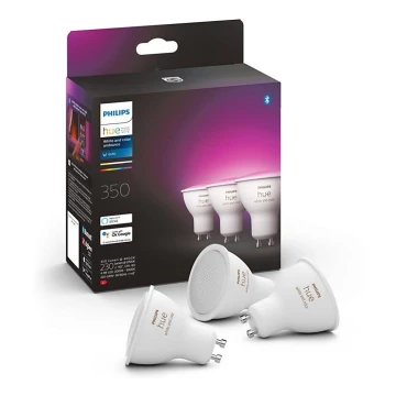 SET 3x LED Prigušiva žarulja Philips Hue White And Color Ambiance GU10/5W/230V 2000-6500K