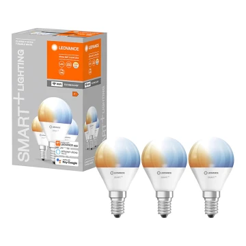 SET 3x LED Prigušiva žarulja SMART+ E14/5W/230V 2700K-6500K Wi-Fi - Ledvance