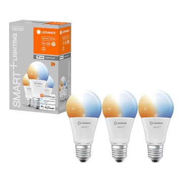SET 3x LED Prigušiva žarulja SMART+ E27/9W/230V 2700K-6500K Wi-Fi - Ledvance