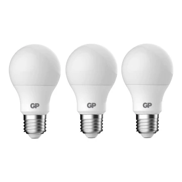 SET 3x LED Žarulja A60 E27/8,6W/230V 2700K - GP