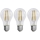 SET 3x LED Žarulja FILAMENT A60 E27/3,8W/230V 2700K