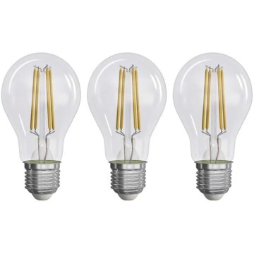 SET 3x LED Žarulja FILAMENT A60 E27/3,8W/230V 4000K Energetski razred A