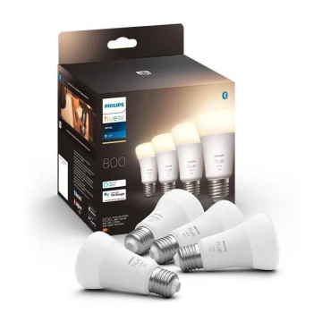 SET 4x LED Prigušiva žarulja Philips Hue WHITE A60 E27/9W/230V 2700K