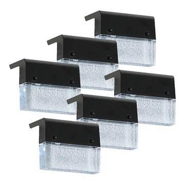 SET 6x LED RGB Solarna zidna svjetiljka LED/1W/1,2V 3500K IP65