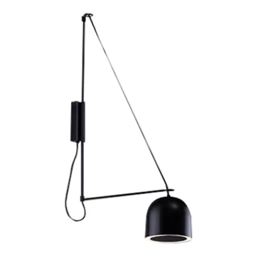 Shilo - Zidna svjetiljka 1xE14/15W/230V crna
