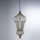 SIRU - Luster na lancu BABÀ 1xE27/60W/230V pr. 30 cm prozirna/smeđa murano staklo
