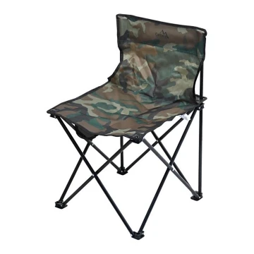 Sklopiva stolica za kampiranje kamuflažna
