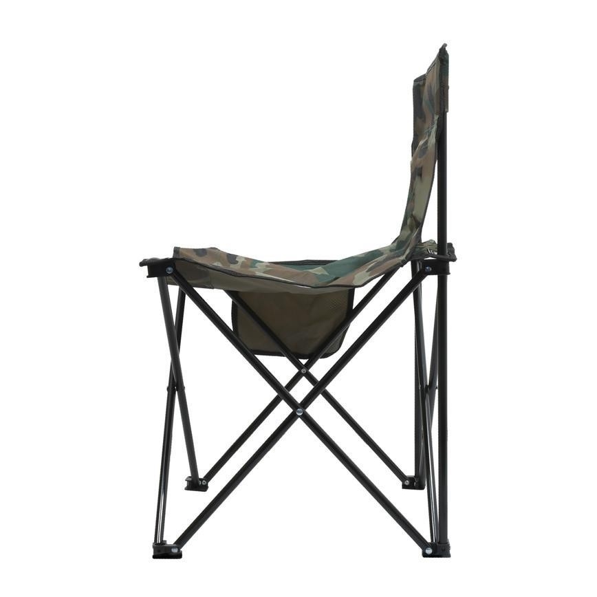 Sklopiva stolica za kampiranje kamuflažna