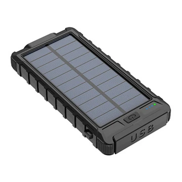 Solarni Power Bank sa svjetiljkom i kompasom 10000mAh 3,7V