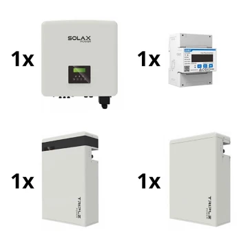 Solarni sklop: 15kW SOLAX pretvarač 3f + 11,6 kWh TRIPLE Power baterije + brojilo električne energije 3f