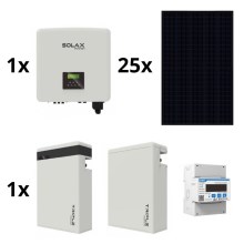 Solarni sklop: SOLAX Power - 10kWp RISEN Full Black + 15kW SOLAX pretvarač 3f + 11,6 kWh baterija