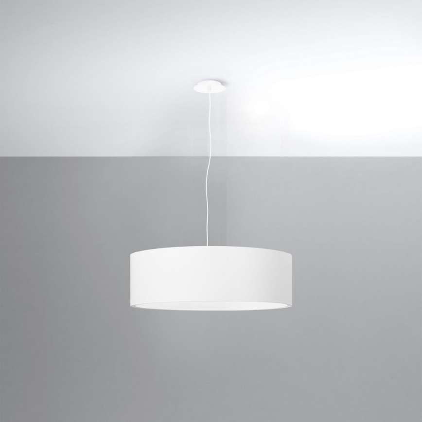 Luster na sajli ROLLO 3xE27/60W/230V pr. 45 cm bijela