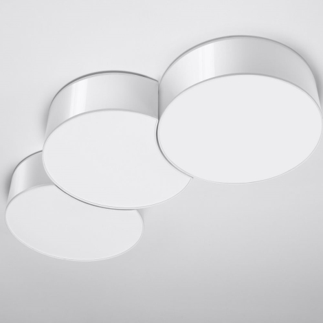 Stropna svjetiljka CIRCLE 6xE27/60W/230V bijela