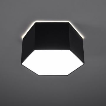 Stropna svjetiljka SUNDE 2xE27/60W/230V 15,5 cm crna