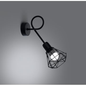 Zidna svjetiljka ARTEMIS 1xE14/40W/230V crna