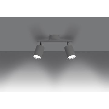 Reflektorska svjetiljka LEMMI 2xGU10/40W/230V bijela