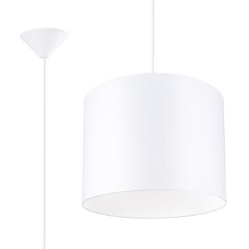 Luster na sajli NOVA 1xE27/15W/230V pr. 30 cm bijela